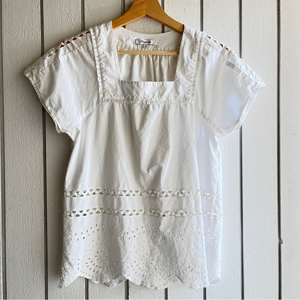 Madewell Eyelet Angelica Top